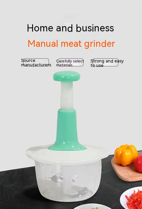 Easy clean manual food chopper dishwasher safe