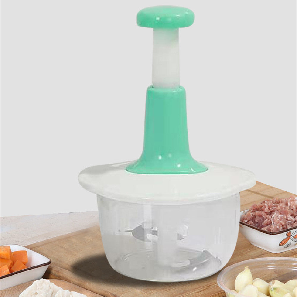 Manual food chopper kitchen tool front view
