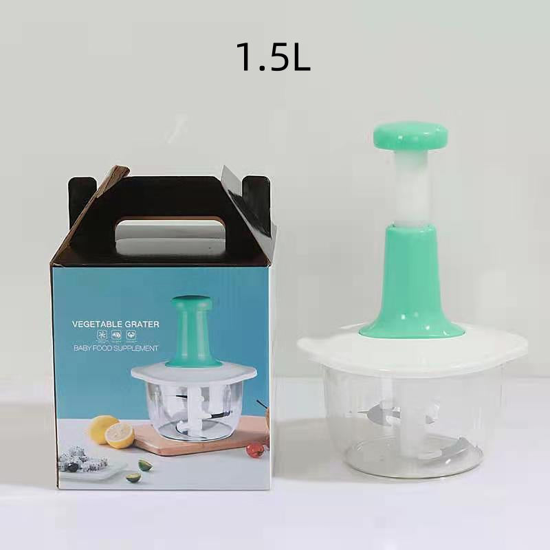 Manual food chopper kitchen tool front view