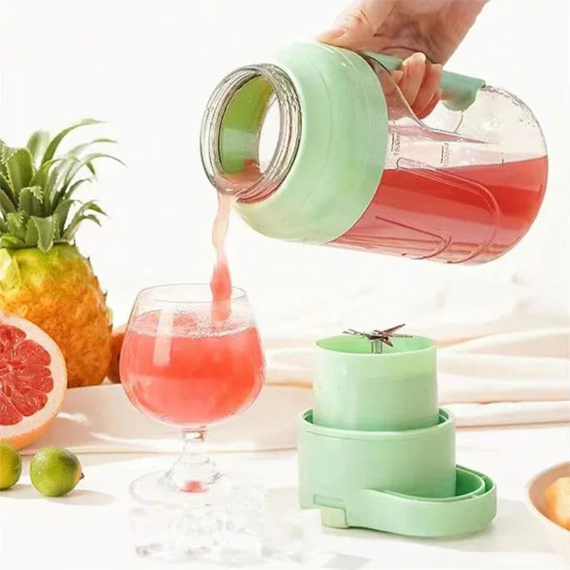 1600ml USB Rechargeable Blender Double Handle Design